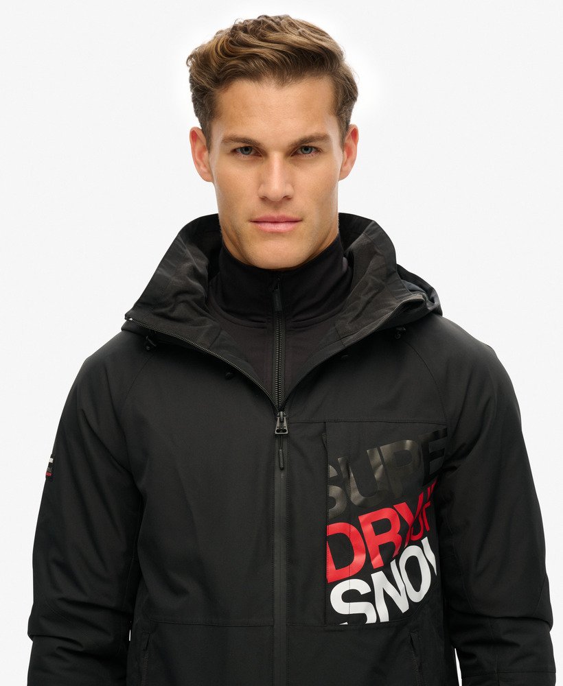 jaqueta ski freestyle core na cor preta