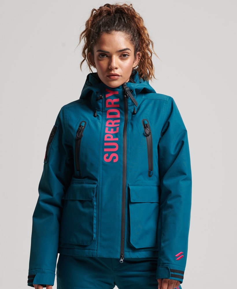 jaqueta ultimate rescue na cor deep atlantic teal