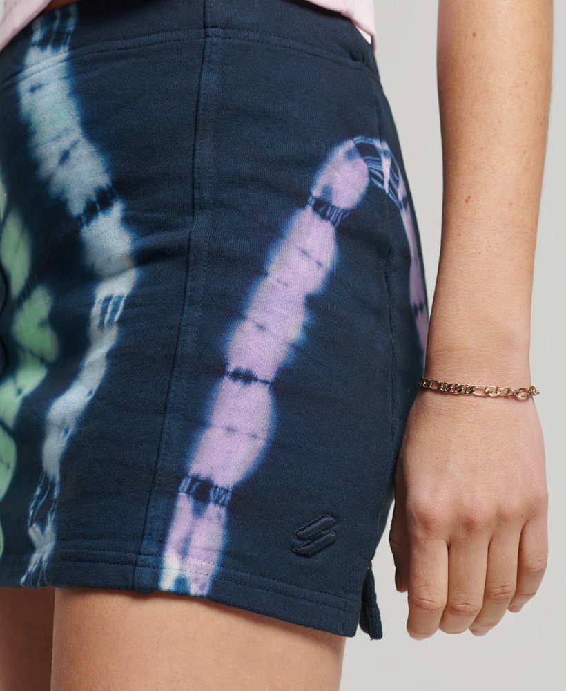 saia tie dye essencial em azul marinholimaroxo