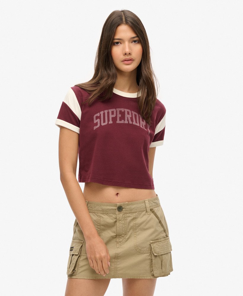 saia utilitária de paraquedas na cor marrom taupe com lavagem stonewash