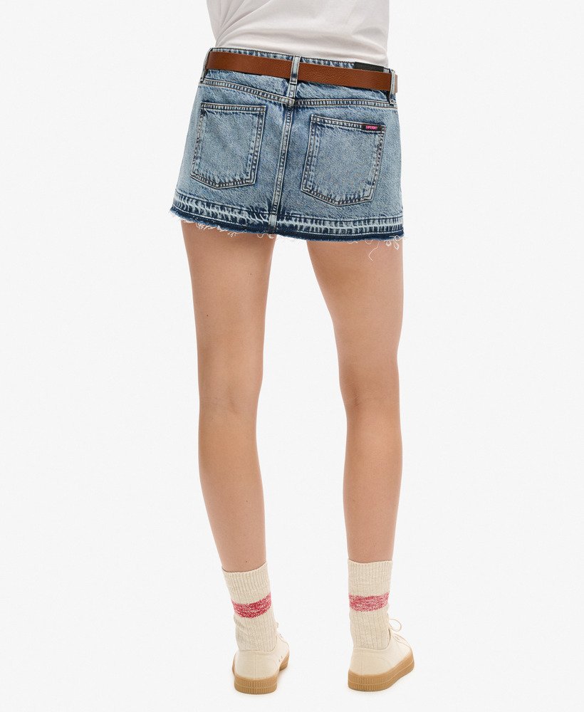 minissaia jeans vintage personalizada para a primavera