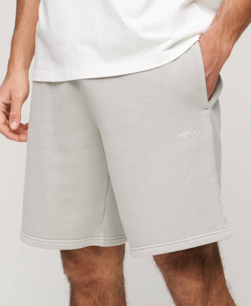 shorts vintage mark na cor pedra clara