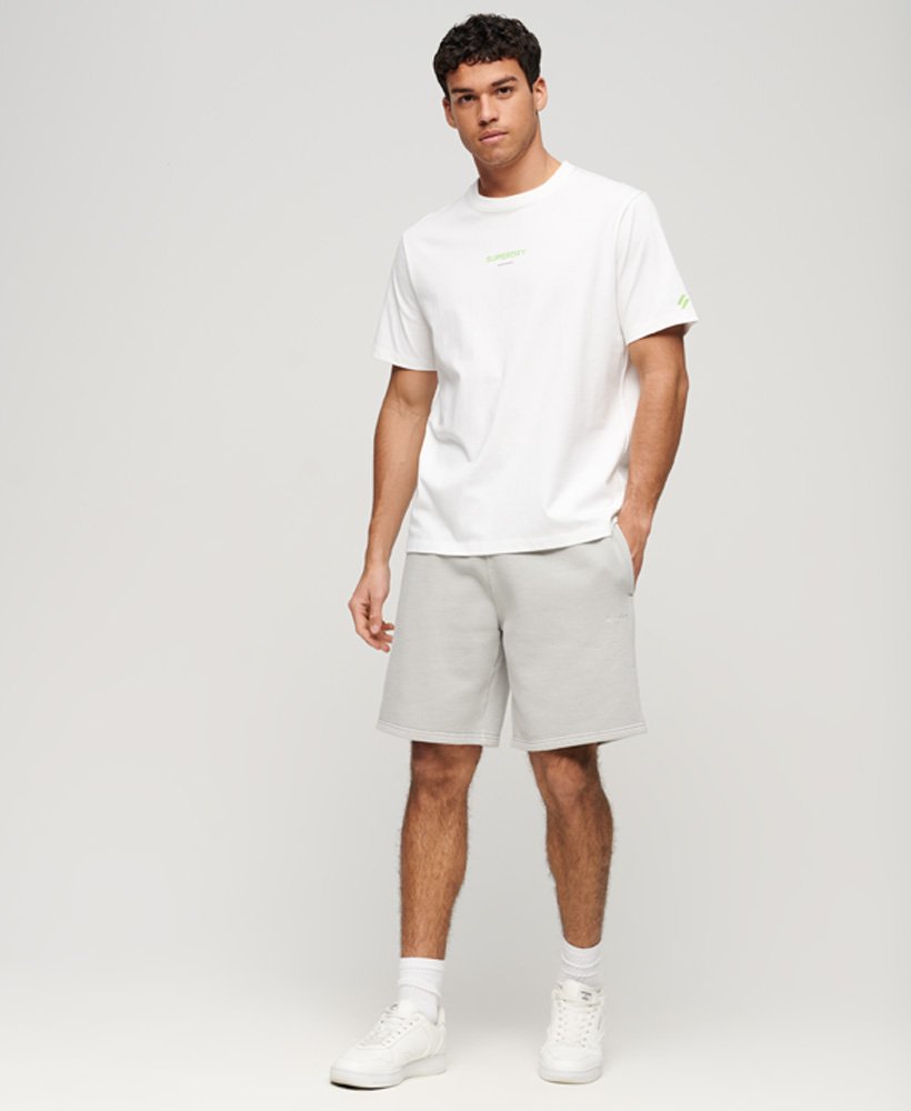 shorts vintage mark na cor pedra clara