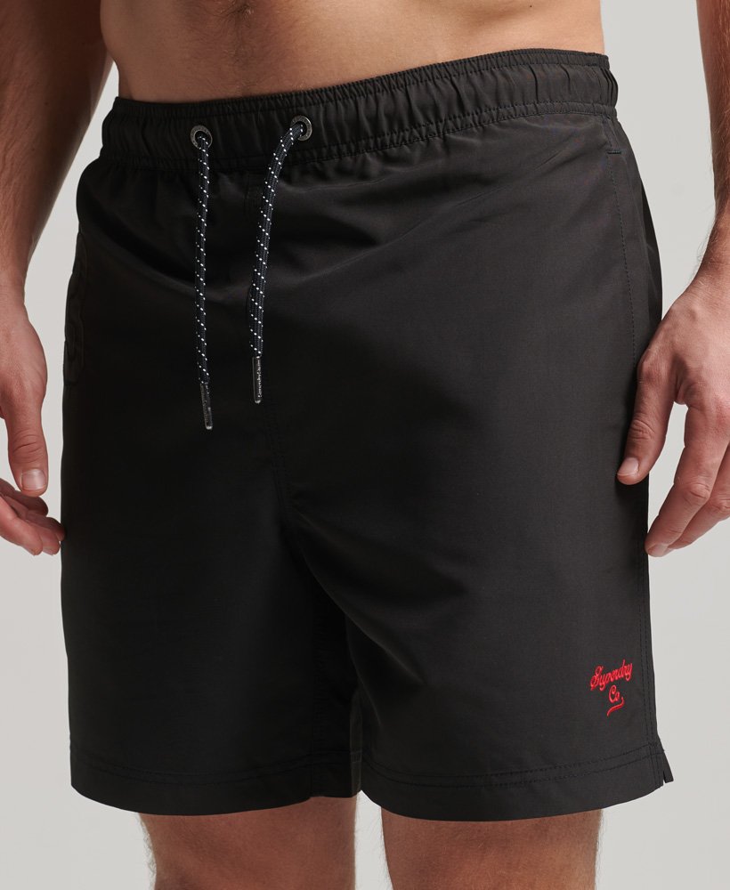 calções de banho polo recycled na cor preto jato