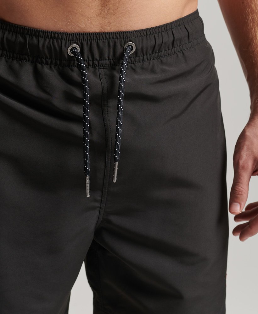 calções de banho polo recycled na cor preto jato