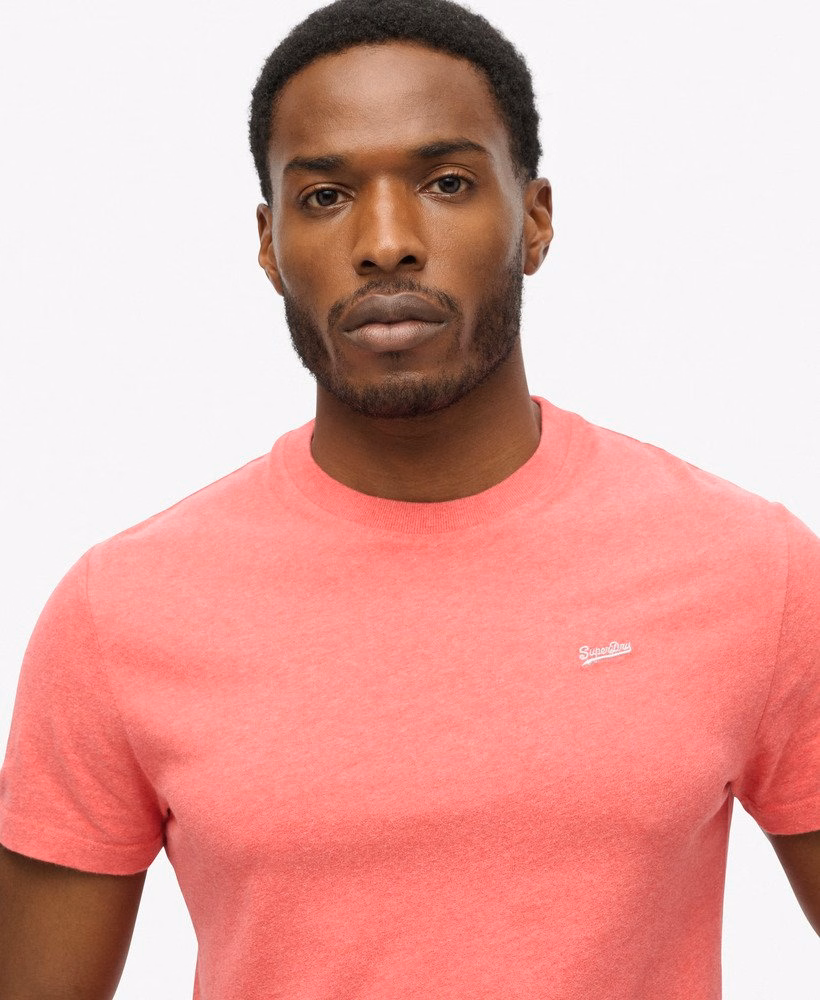 Camiseta Essencial de Algodão Orgânico com Logo Pequeno