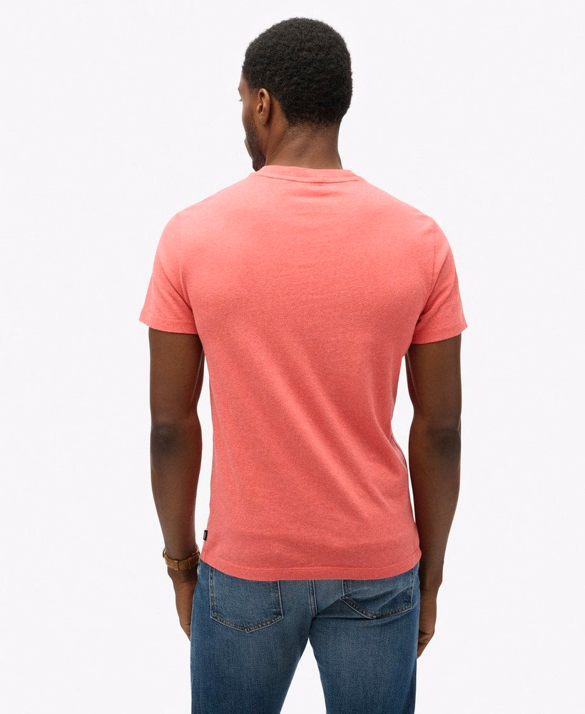 Camiseta Essencial de Algodão Orgânico com Logo Pequeno