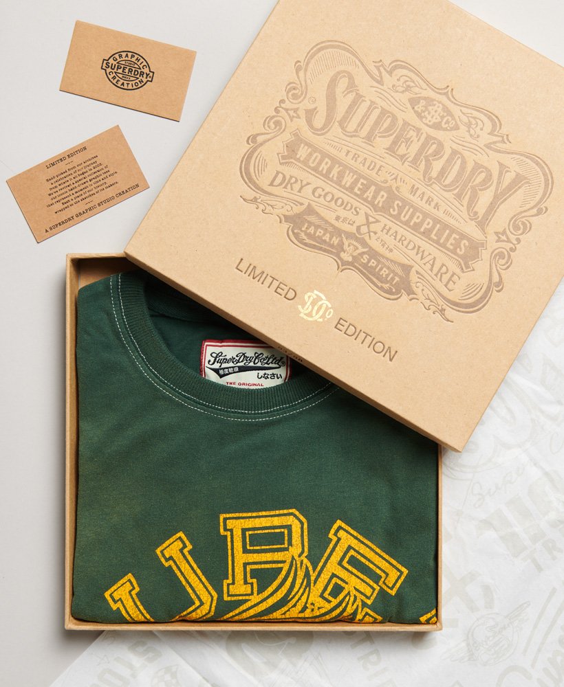 camiseta vintage 06 rework classic de edição limitada na cor verde esmalte