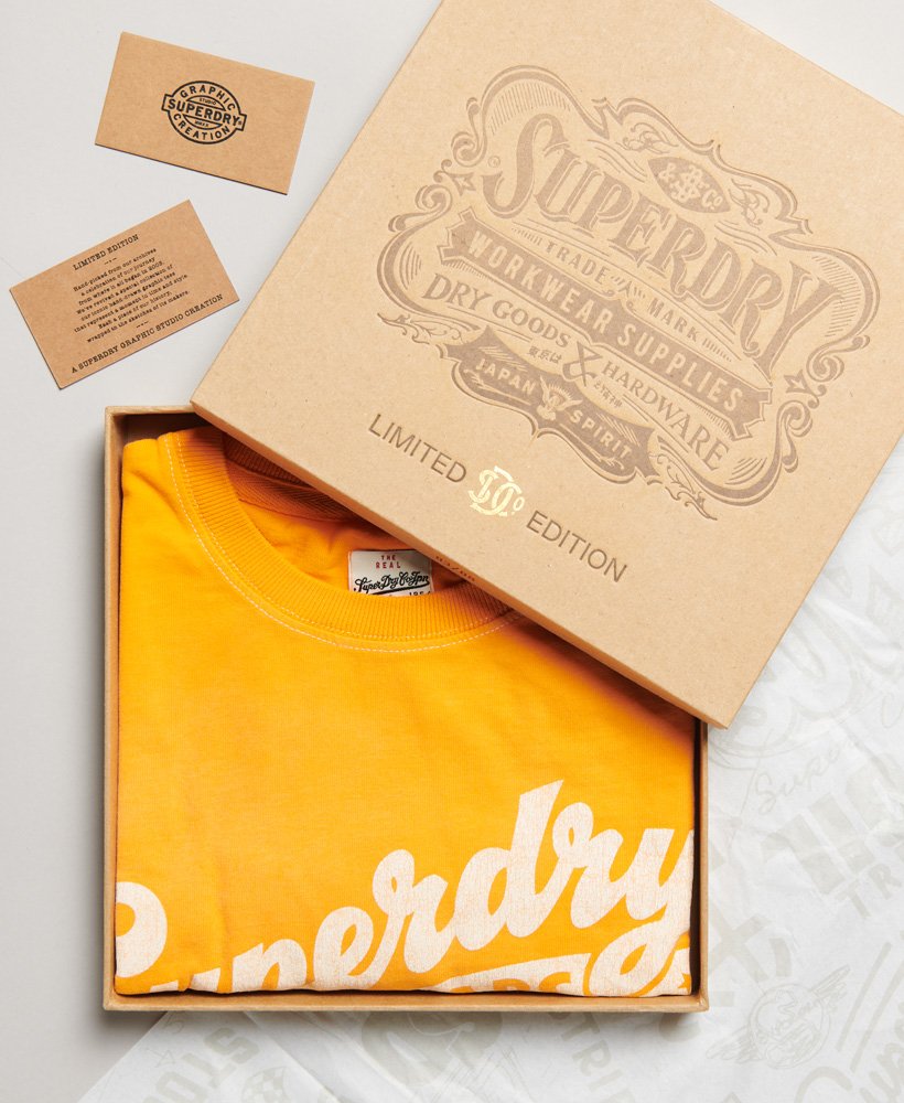 camiseta clássica vintage 04 rework edição limitada na cor laranja jaffa
