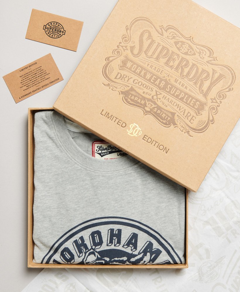 camiseta vintage 06 rework classic de edição limitada na cor cinza mesclado