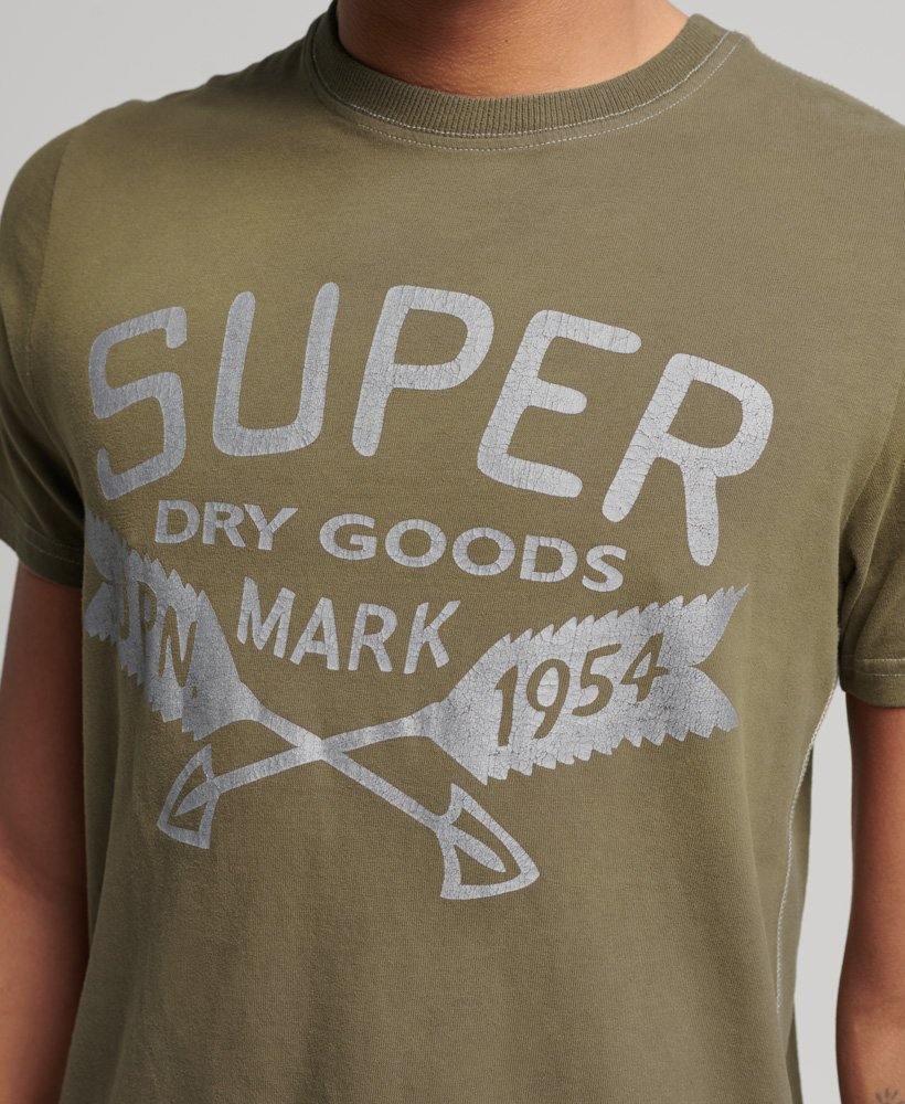 camiseta vintage 07 rework classic de edição limitada em cinza escuroprata metálico