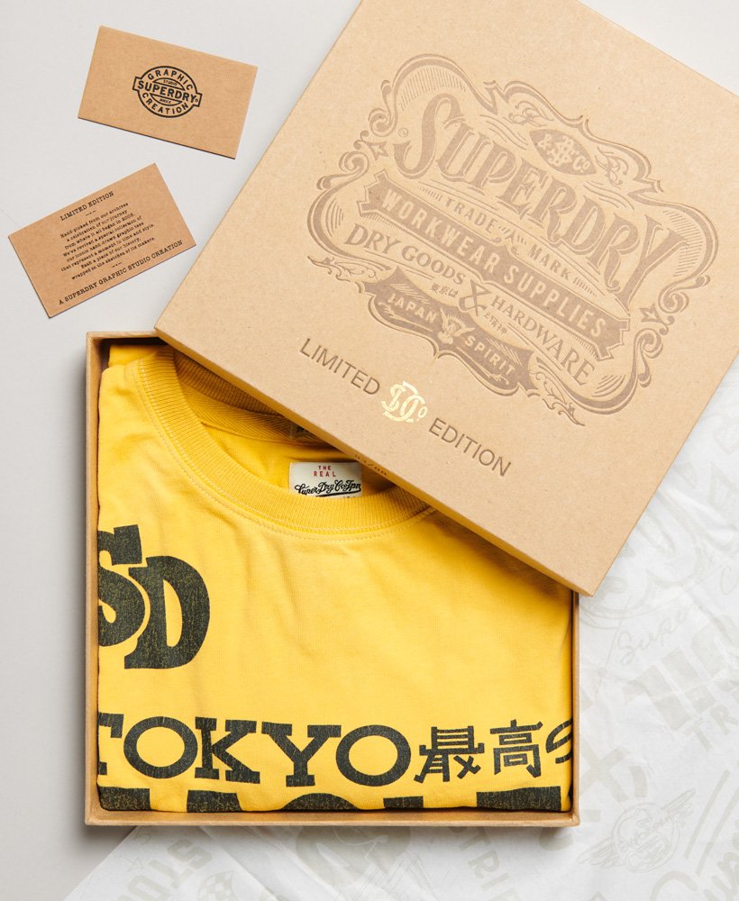 camiseta clássica vintage 04 rework edição limitada em amarelo novo