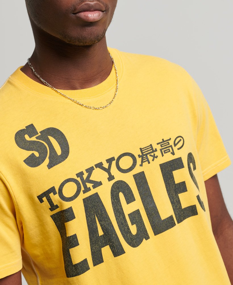 camiseta clássica vintage 04 rework edição limitada em amarelo novo