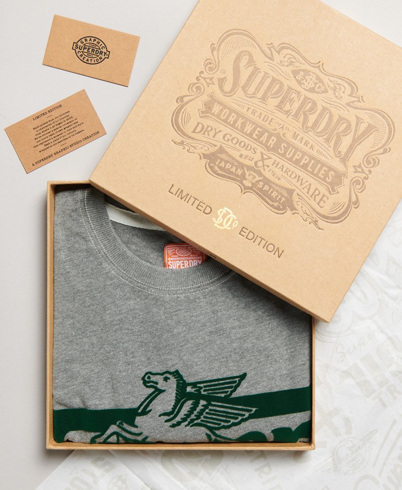 camiseta vintage 06 rework classic de edição limitada na cor dark marl
