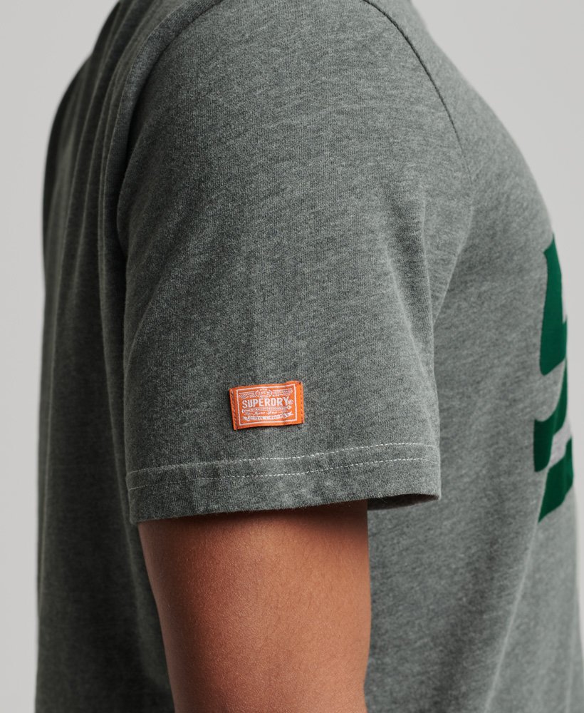 camiseta vintage 06 rework classic de edição limitada na cor dark marl