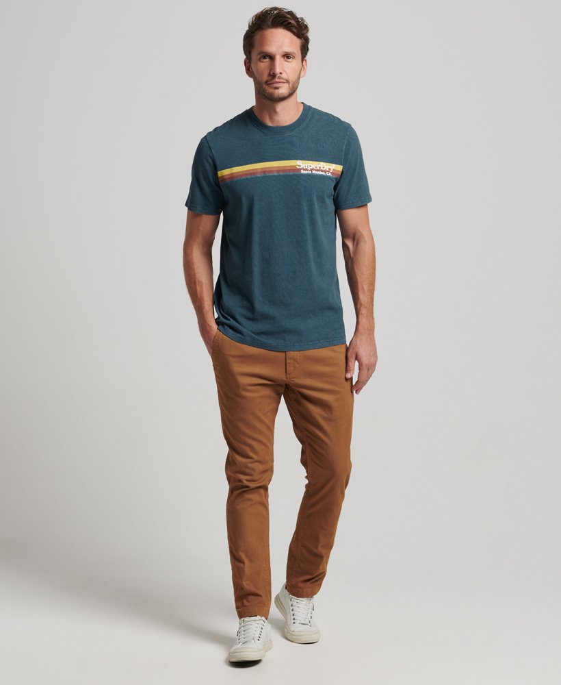 camiseta vintage venue na cor azul skate