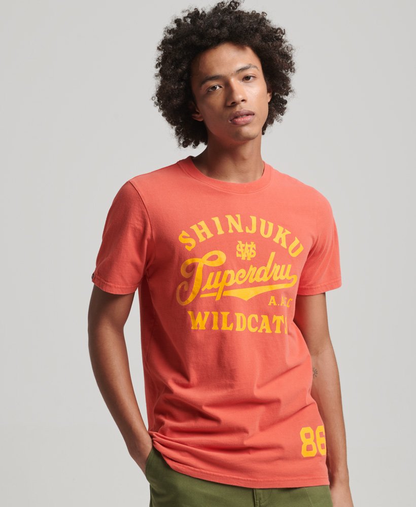 camiseta vintage home run na cor vermelha estilo americana