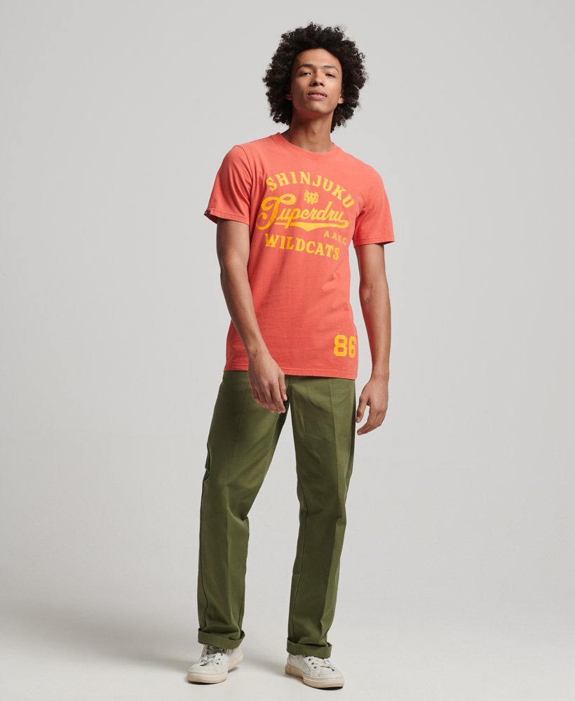 camiseta vintage home run na cor vermelha estilo americana
