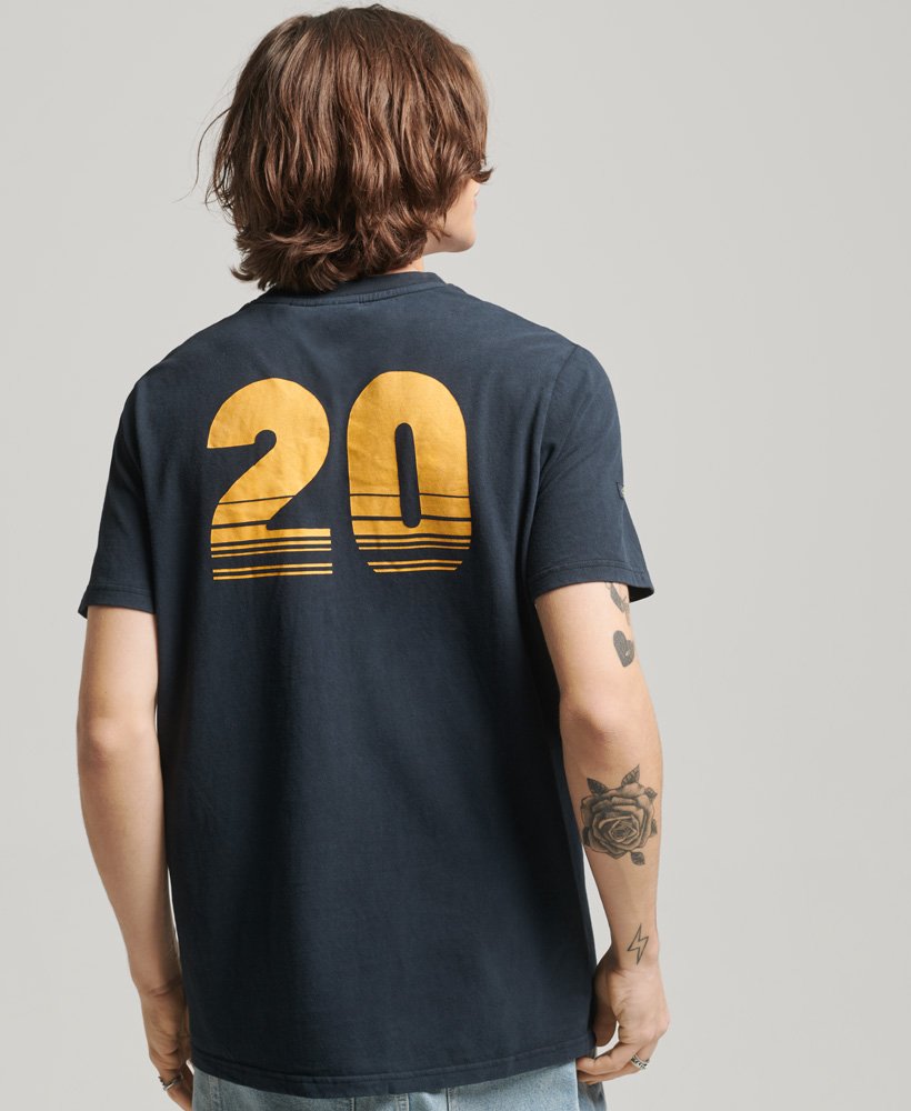 camiseta vintage terrain classic na cor preta