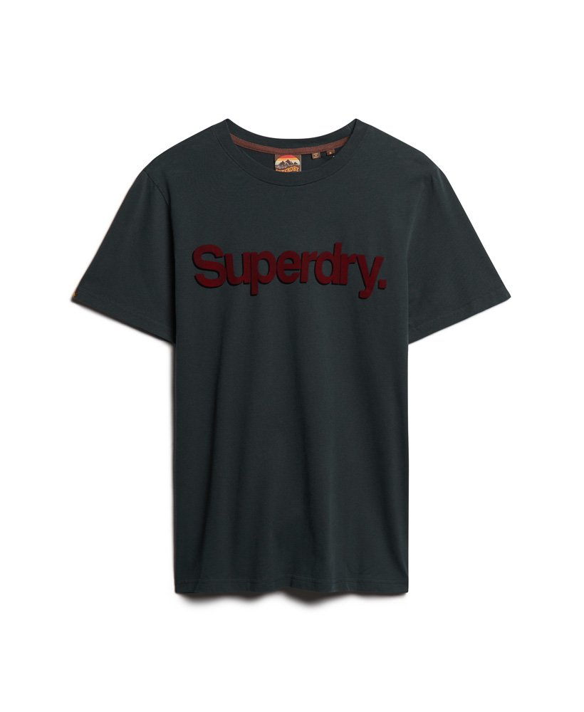 camiseta clássica com logo principal na cor azul-marinho eclipse.