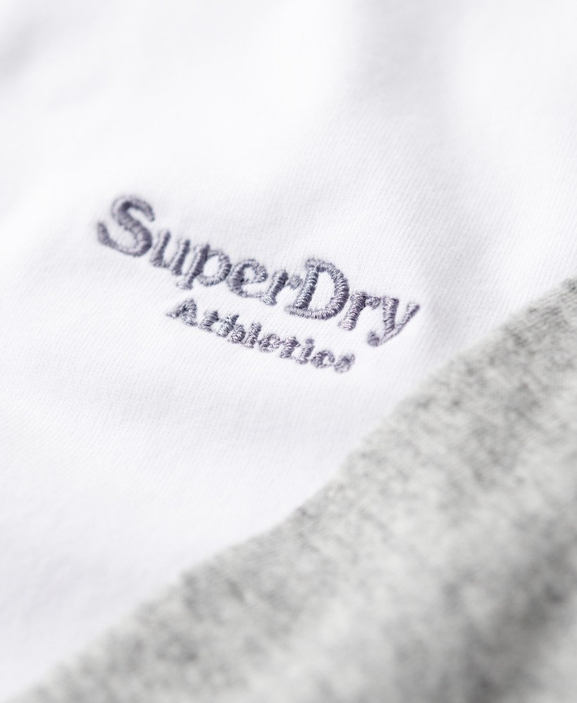 camiseta de manga comprida essential baseball na cor cinza mesclado opticathletic grey mescl.