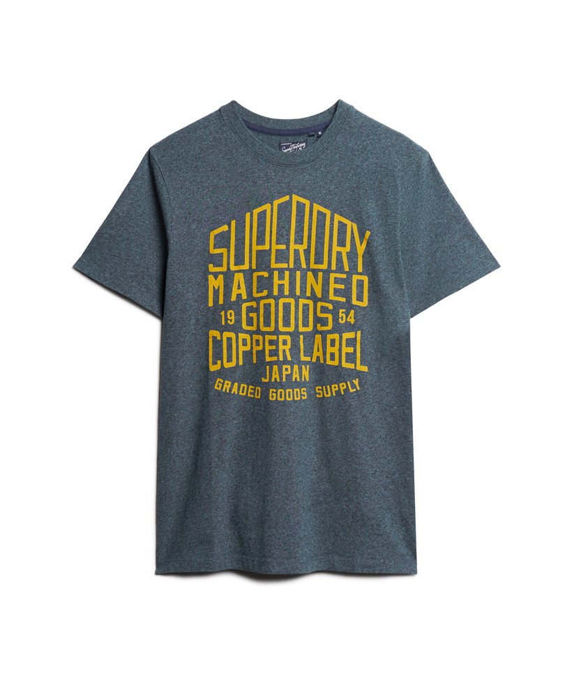 camiseta copper label workwear na cor airborne navy jaspe marl