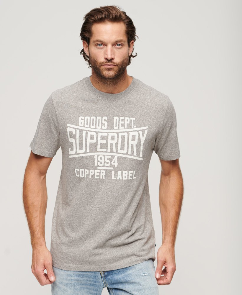 camiseta copper label workwear na cor grindle cinza aÇo