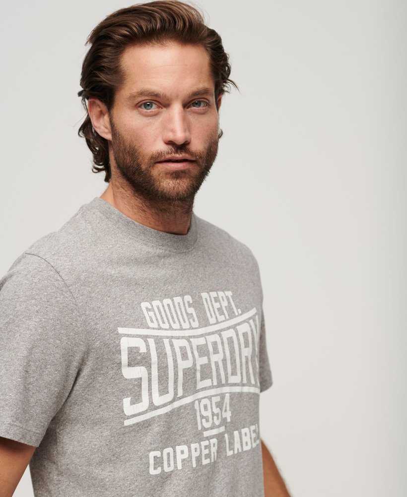 camiseta copper label workwear na cor grindle cinza aÇo