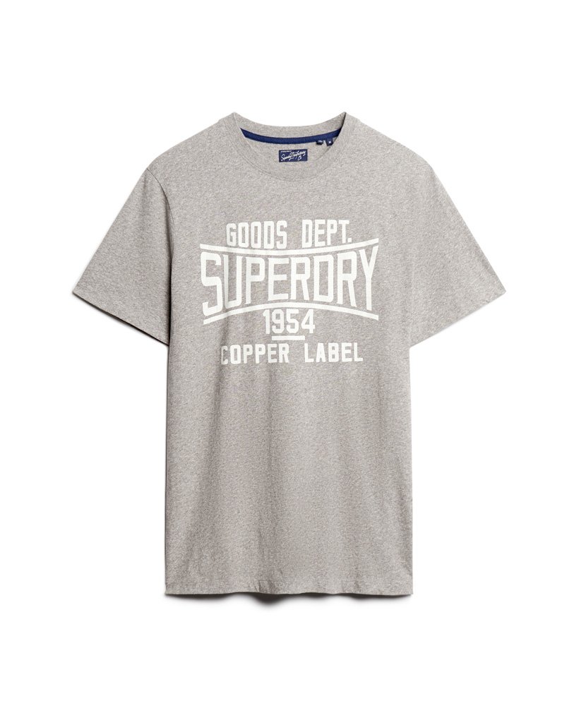 camiseta copper label workwear na cor grindle cinza aÇo