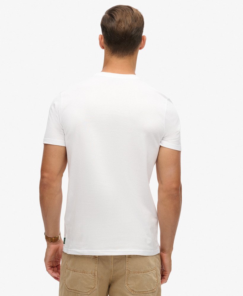camiseta core logo stripe na cor Óptica