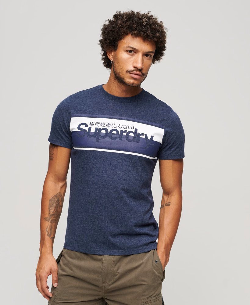 Camiseta Core Logo Stripe