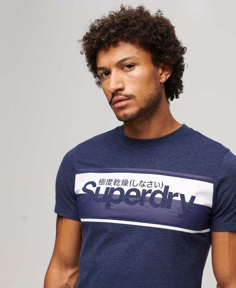 Camiseta Core Logo Stripe