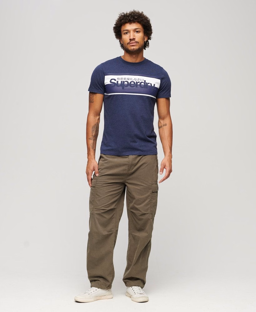 Camiseta Core Logo Stripe