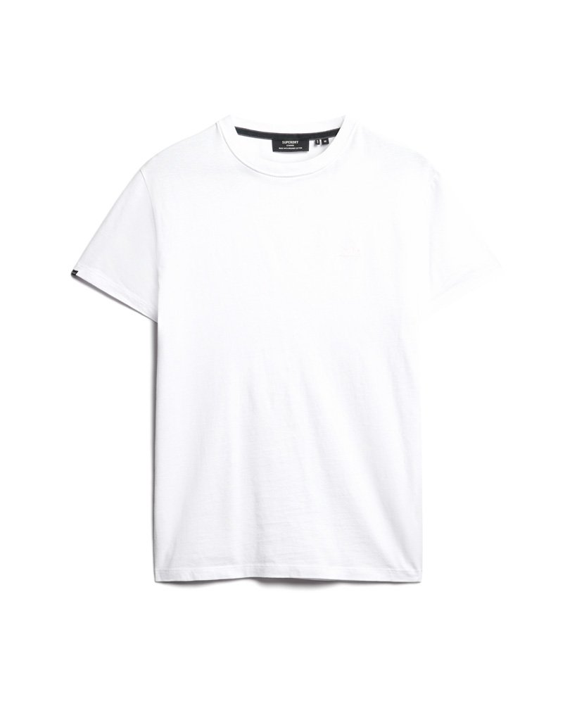 camiseta essential small logo em algodão orgânico na cor ÓpticaÓptica