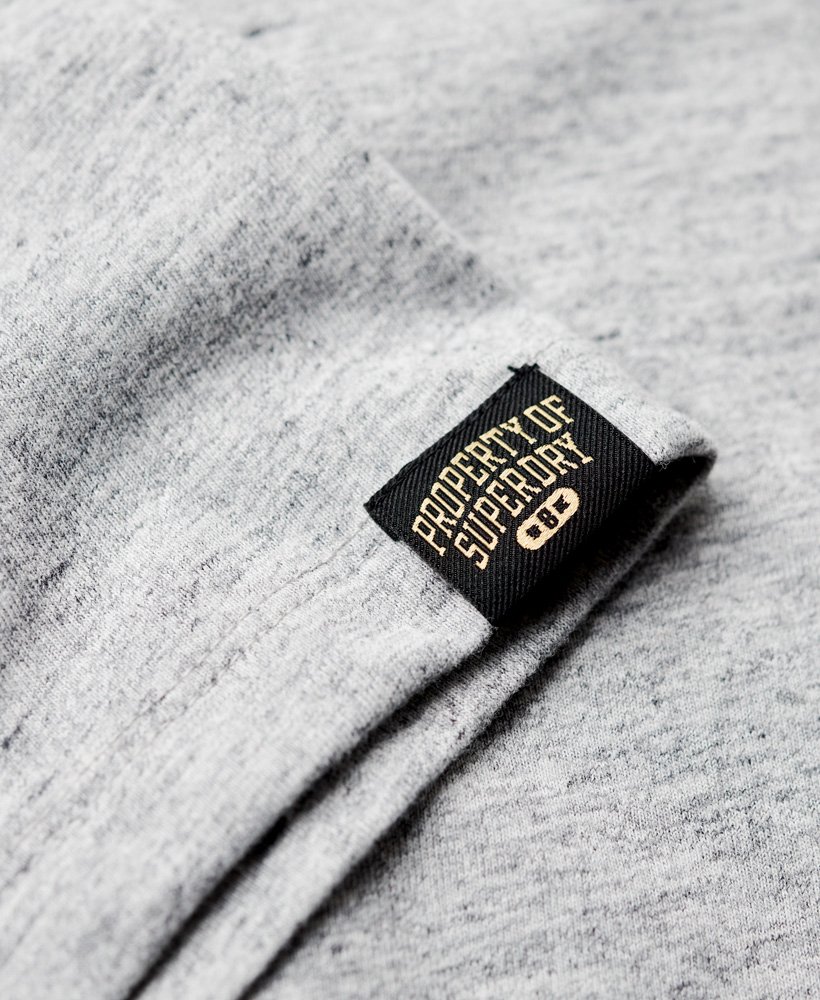 camiseta com estampa do ano novo chinês em cinza mesclado.