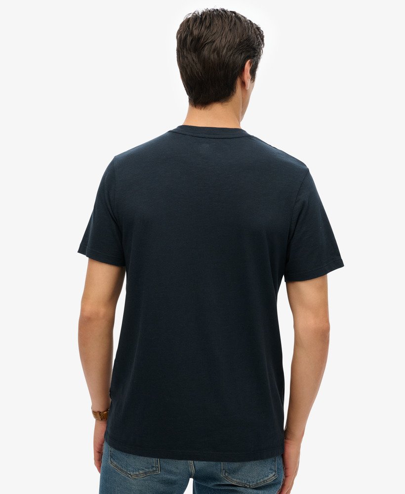 camiseta copper label workwear na cor eclipse navy slub