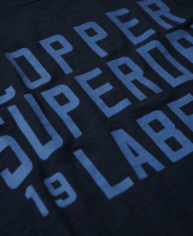 camiseta copper label workwear na cor eclipse navy slub