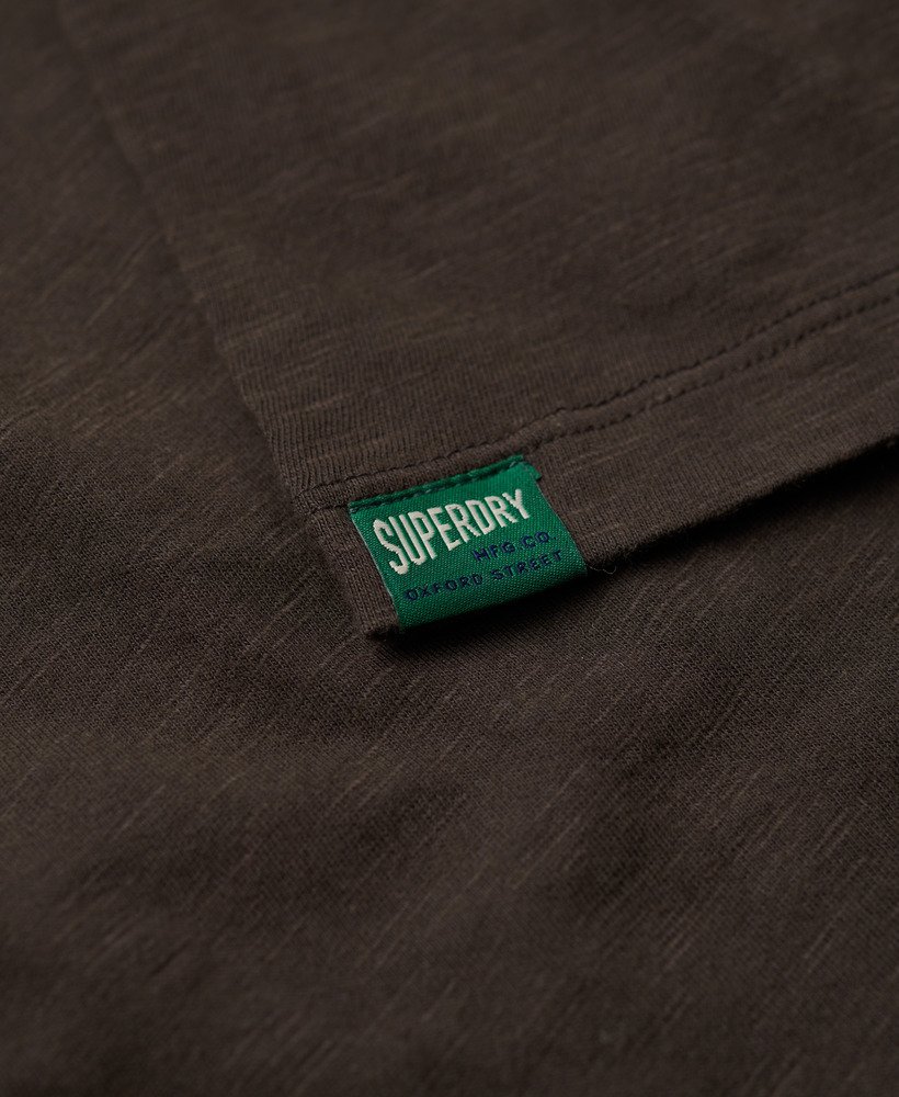 camiseta copper label workwear em tecido vintage black slub
