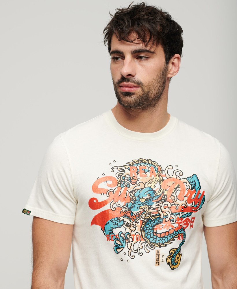 camiseta tokyo graphic na cor off white