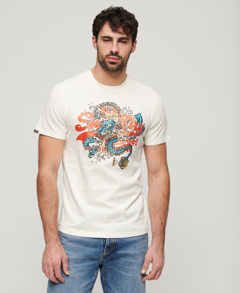 camiseta tokyo graphic na cor off white