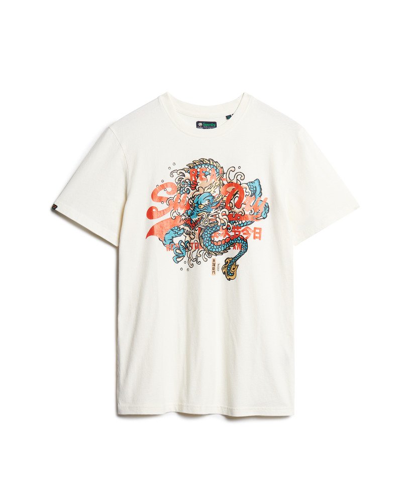 camiseta tokyo graphic na cor off white