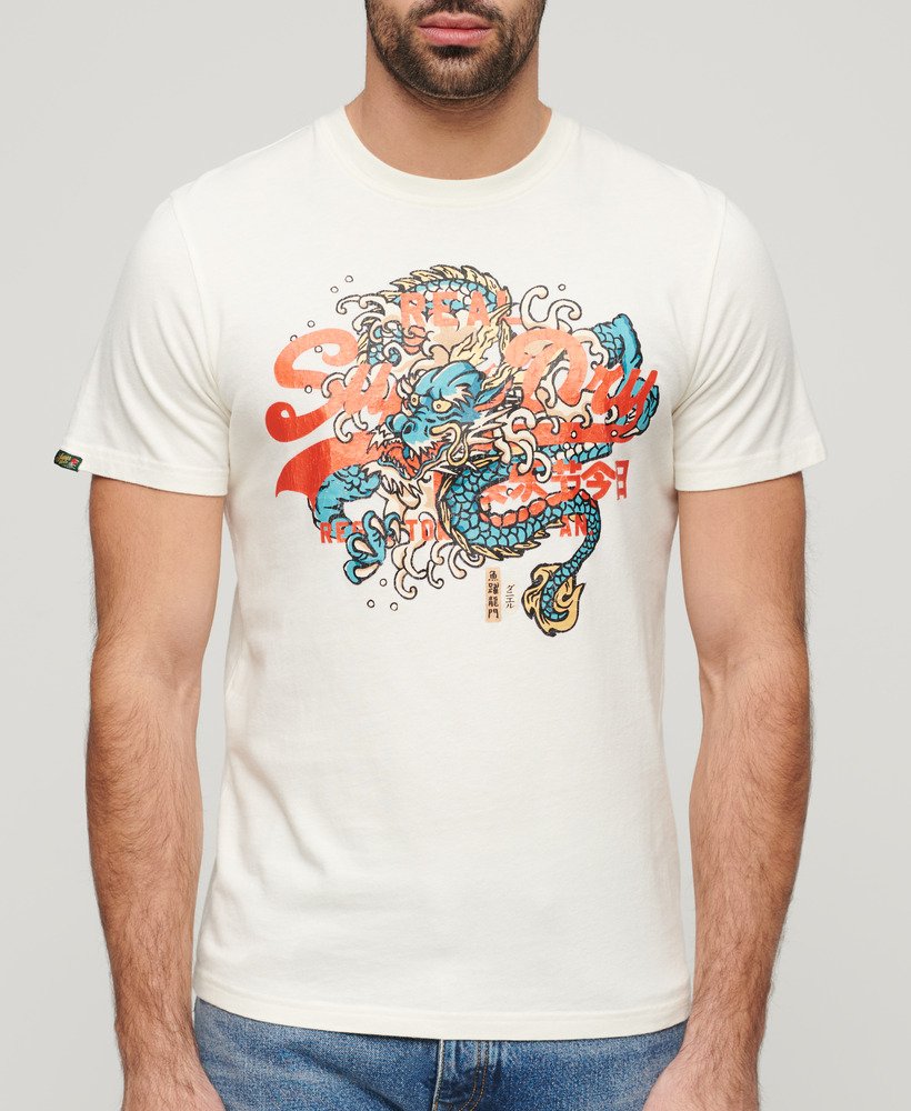 camiseta tokyo graphic na cor off white