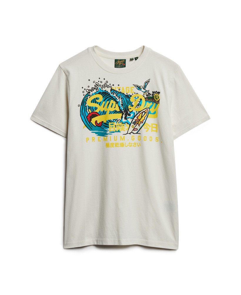 camiseta la graphic na cor off white