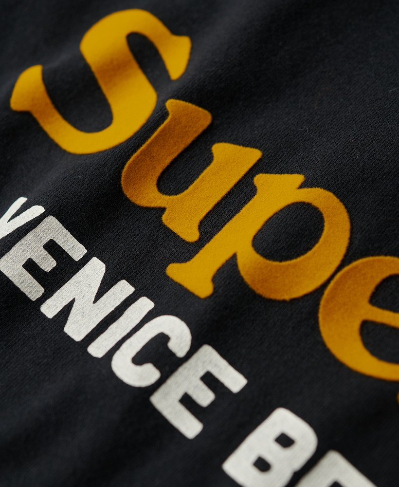 camiseta venue duo com logo na cor nero black mesclado