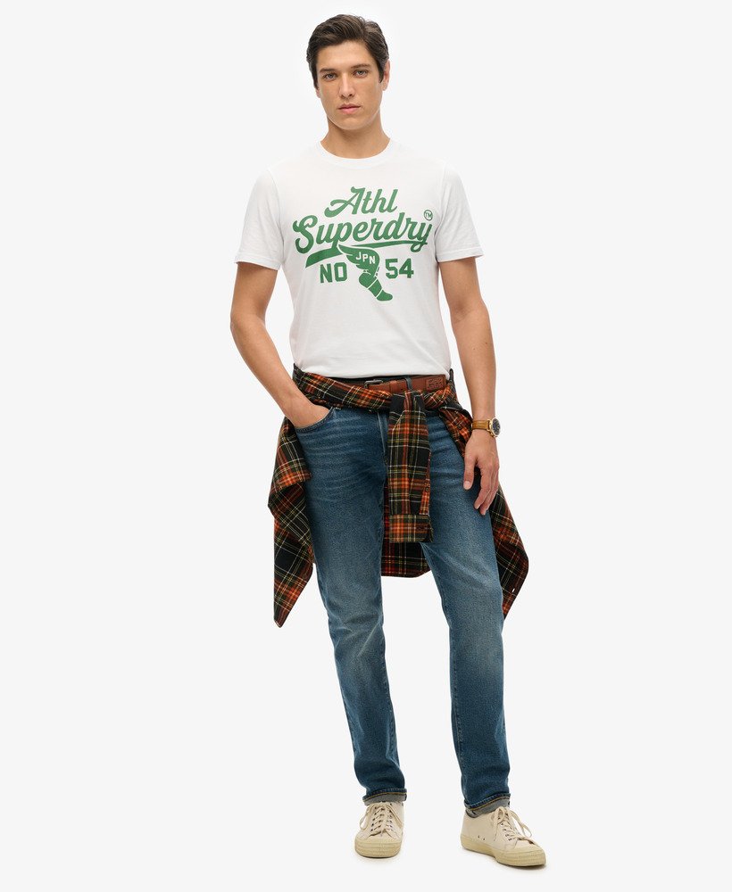 camiseta esportiva de atletismo com estampa na cor Óptica