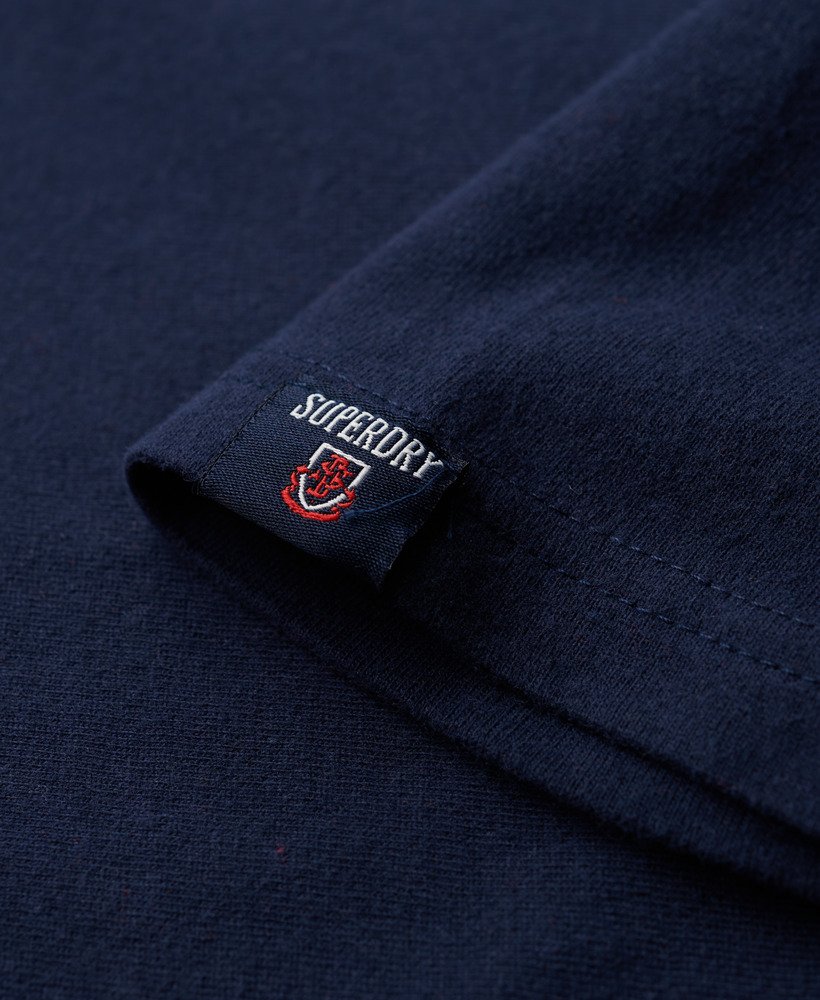 camiseta gráfica osaka 6 em azul marinho mesclado