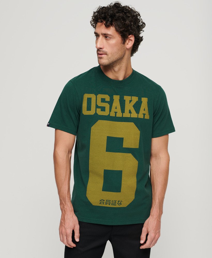 camiseta gráfica osaka 6 na cor bengreen marl