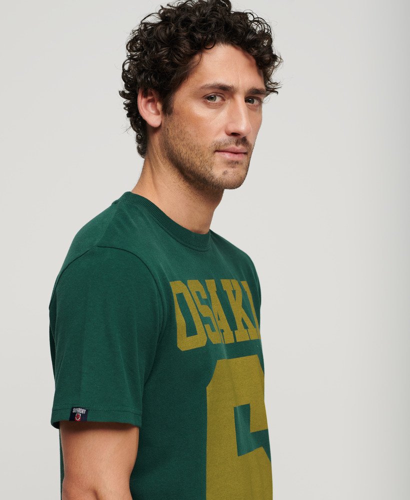 camiseta gráfica osaka 6 na cor bengreen marl