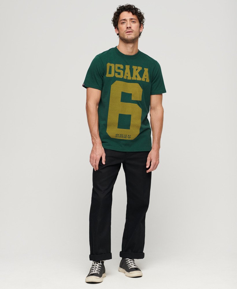 camiseta gráfica osaka 6 na cor bengreen marl