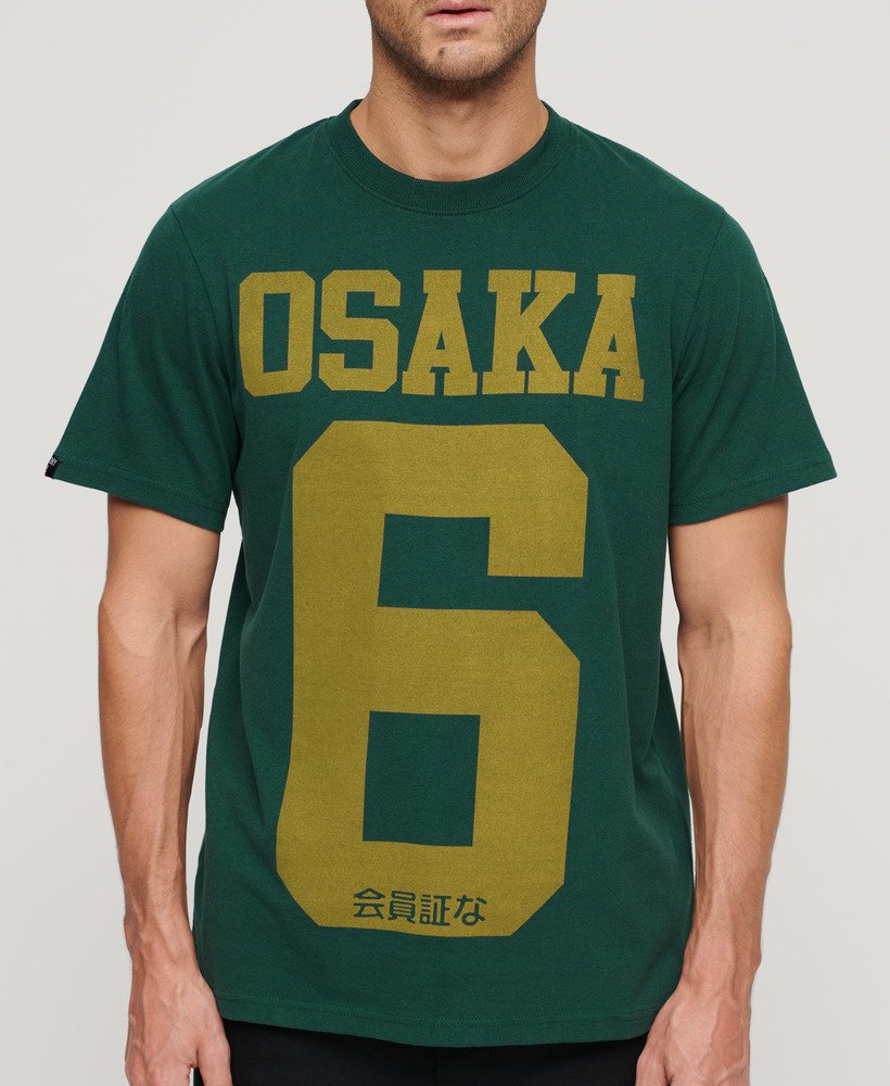 camiseta gráfica osaka 6 na cor bengreen marl